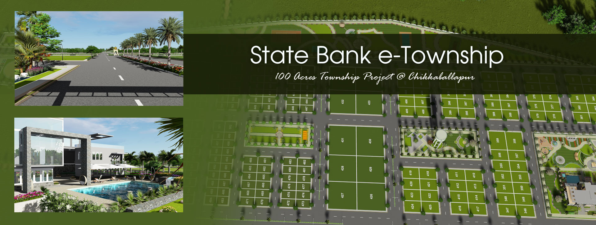 State Bank e-Township, 100 Acre Township Project near Chikkaballapur